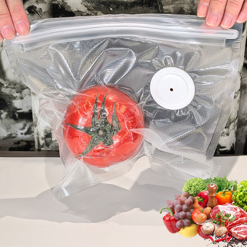 Food Storage Zipper - Upgraded Version vacuum food storage bag