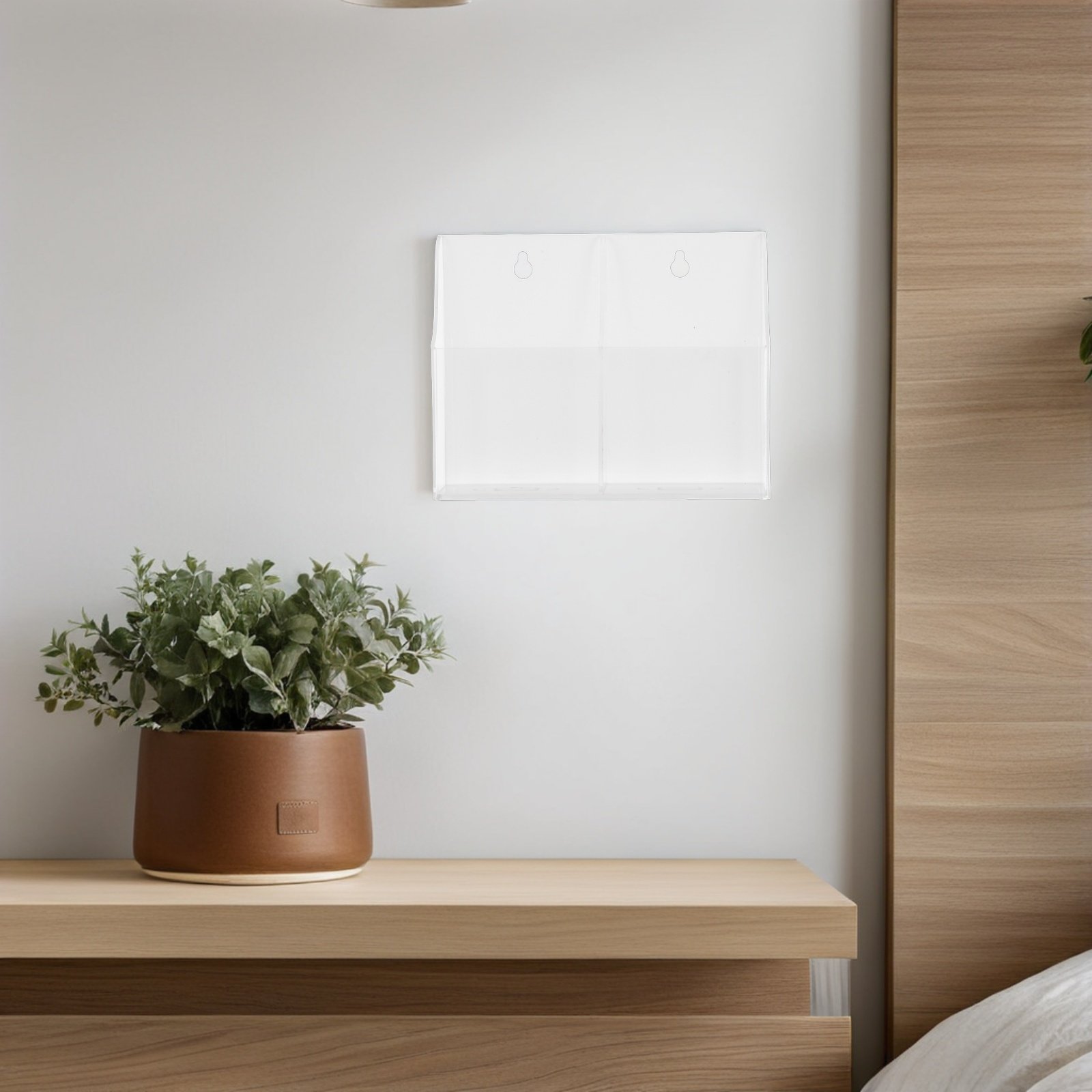 Food Storage Design - Acrylic Wall Mounted Storage Box Transparent