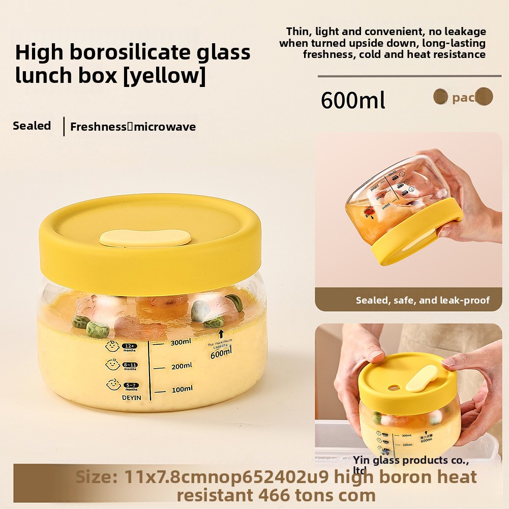 Food Storage Bins - Glass Food Storage Container Airtight Leakproof