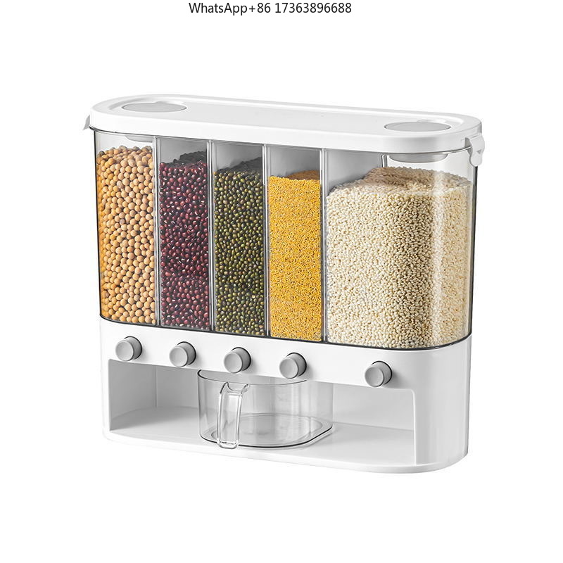 Food Storage Kitchen Container Set - One Stop Shopping Plastic Cereal Dry