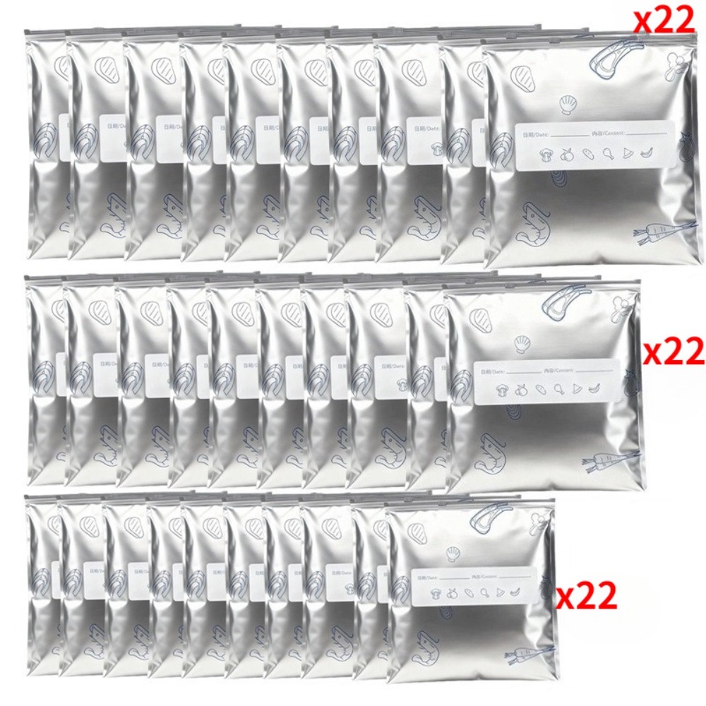 66Pcs Aluminum Foil Food Stora - огляд і ціна Food Storage Zipper
