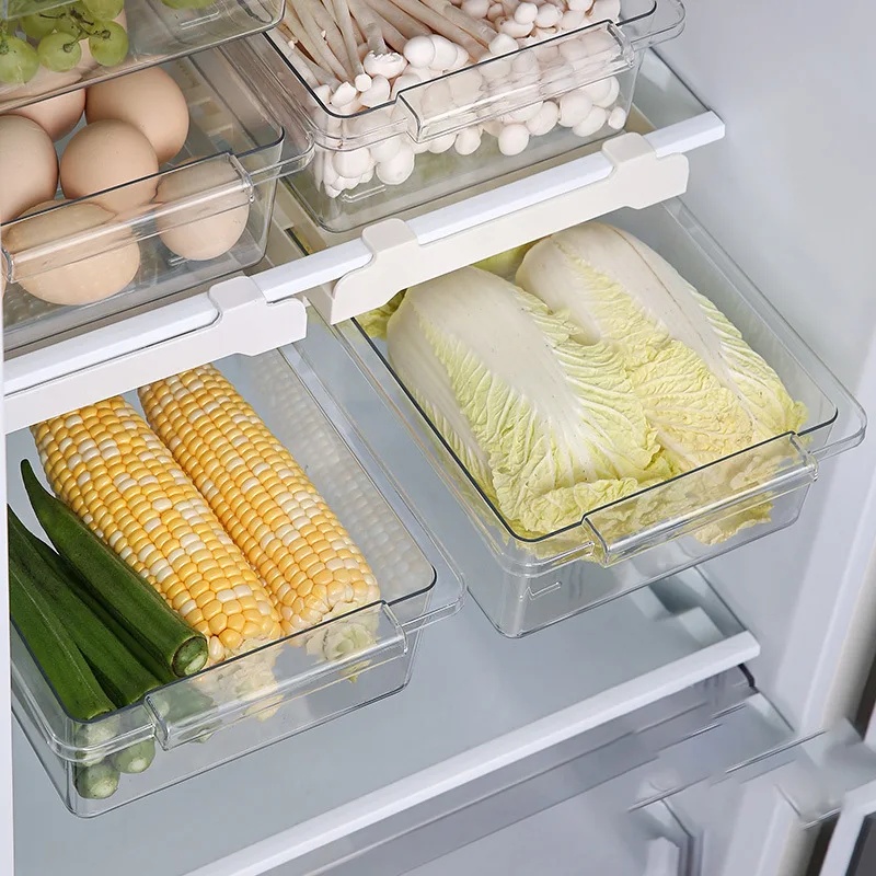 Hanging Pull Out Fridge Drawer - огляд і ціна Food Storage Drawers