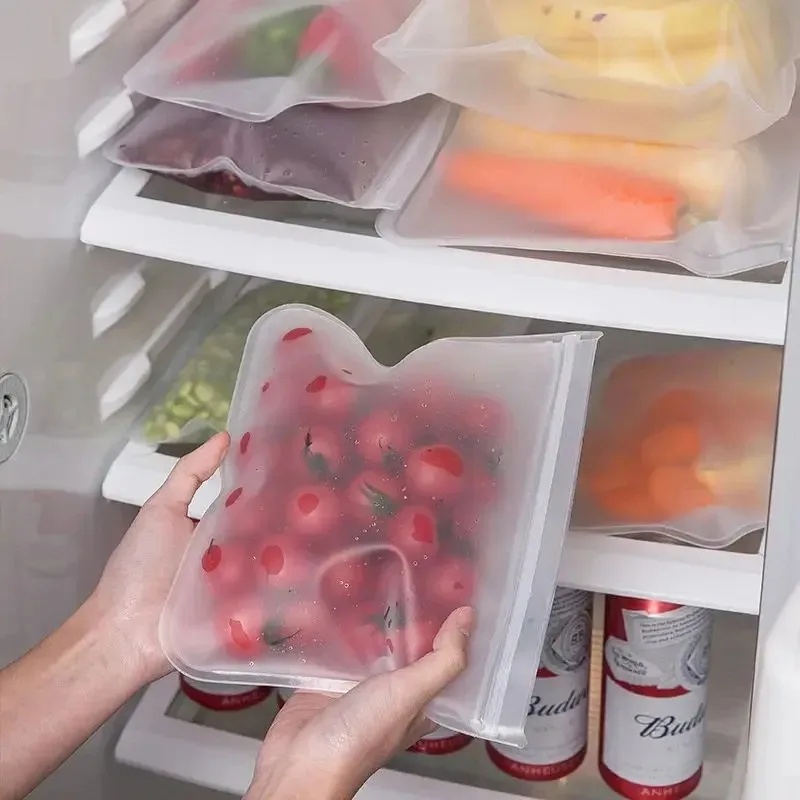 1/2/3/4pcs Silicone Food Stora - огляд і ціна Food Storage Zipper