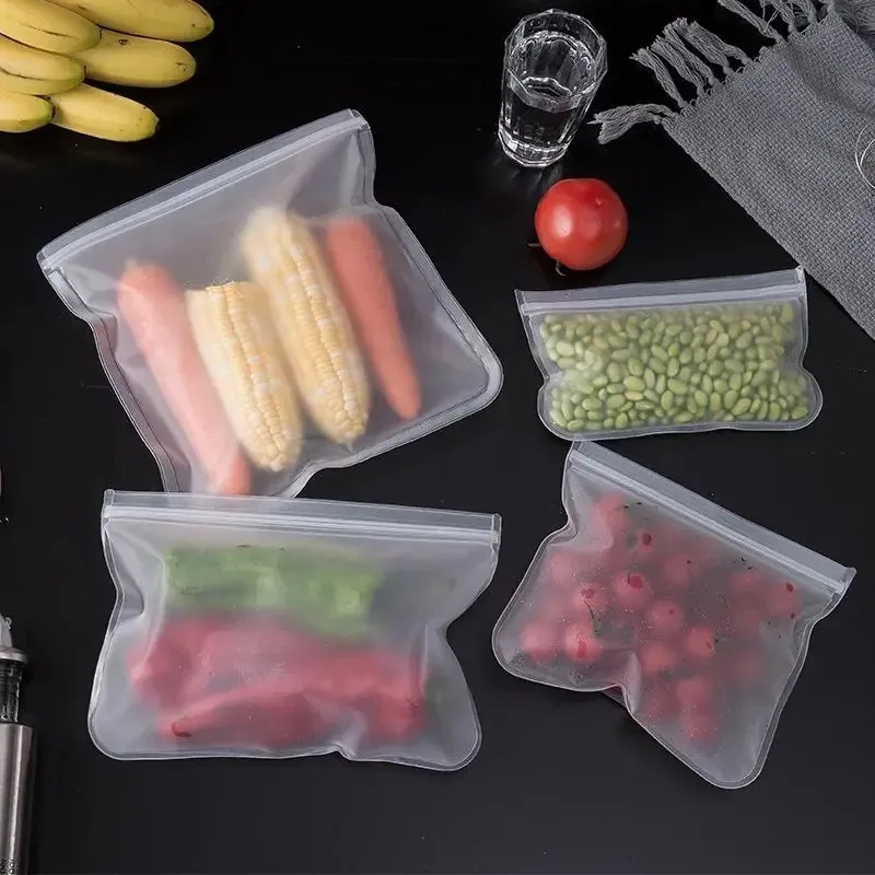 1/2/3/4pcs Silicone Food Stora - огляд і ціна Food Storage Zipper