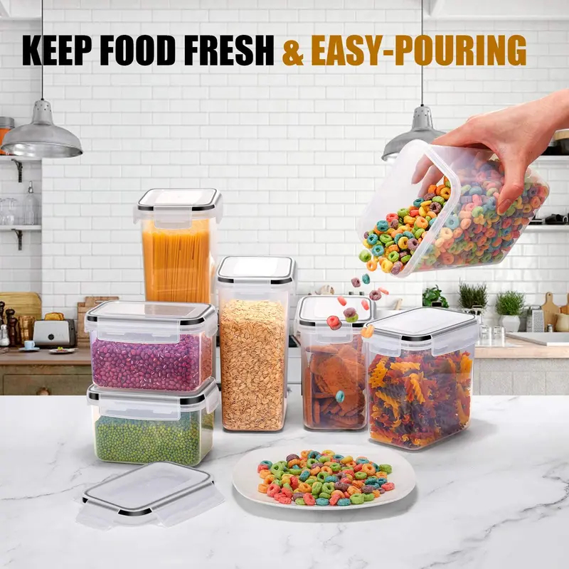 7Pcs Kitchen Food Storage Cont - огляд і ціна Food Storage Kitchen Container Set