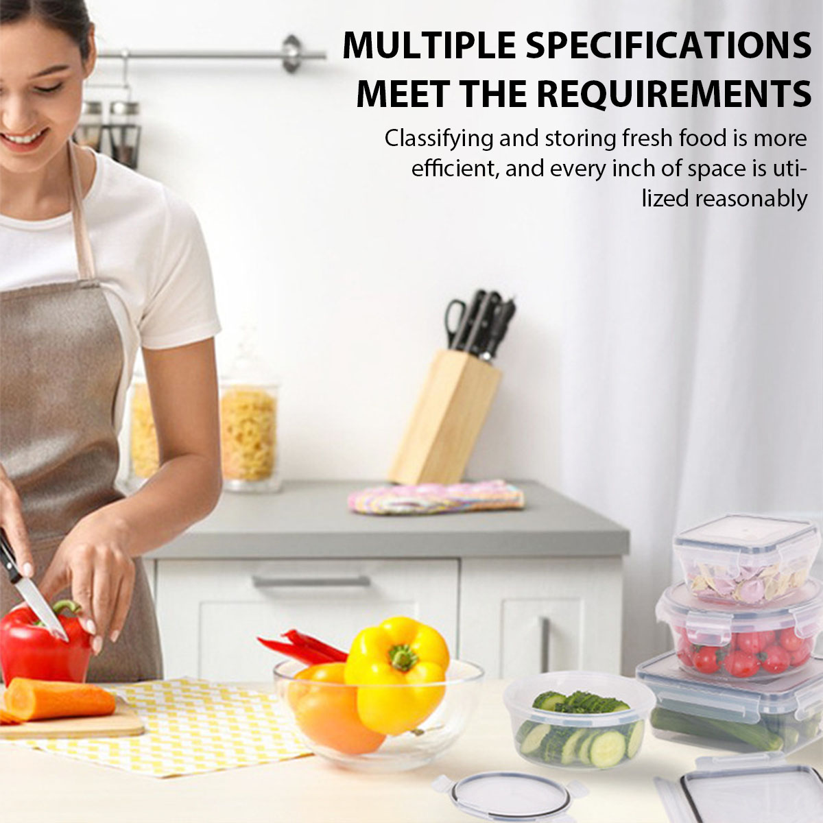 24Pcs/set Food Storage Box Set - огляд і ціна Food Storage Kitchen Container Set