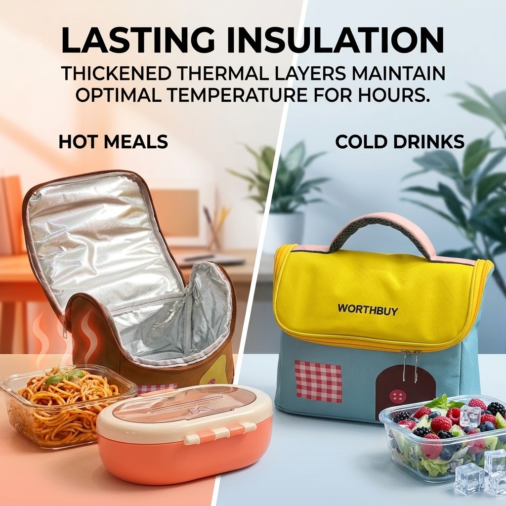 Oxford Thermal Lunch Bag with  - огляд і ціна Food Storage Zipper