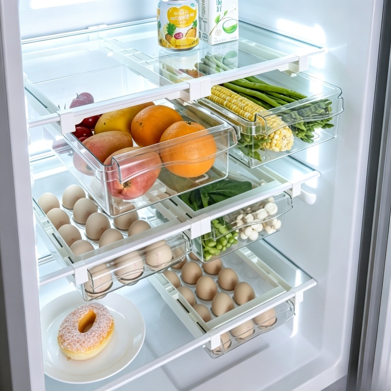 Hanging Sliding Drawer Refrige - огляд і ціна Food Storage Drawers