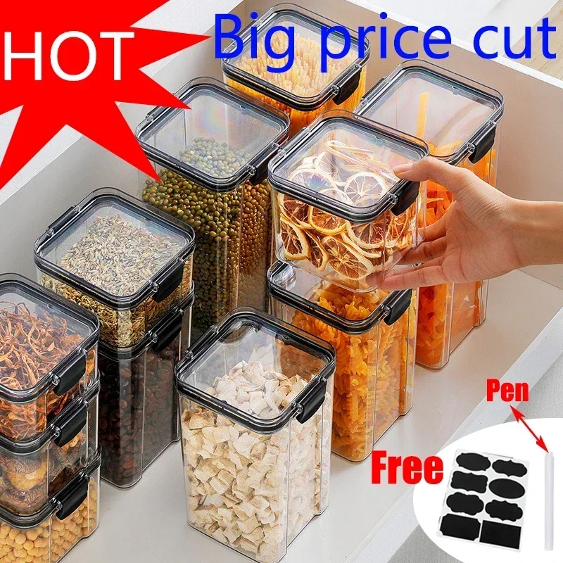 460-1800ml Sets Stackable Kitc - огляд і ціна Food Storage Kitchen Container Set