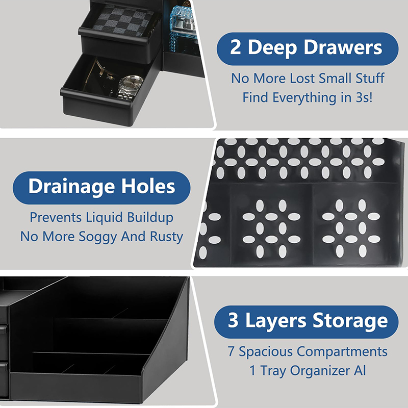 Cologne Organizer For Men, Col - огляд і ціна Food Storage Drawers