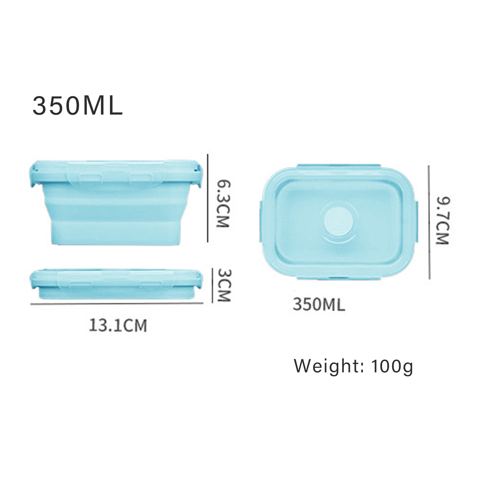 Silicone Lunch Box Food Grade  - огляд і ціна Food Storage Safe