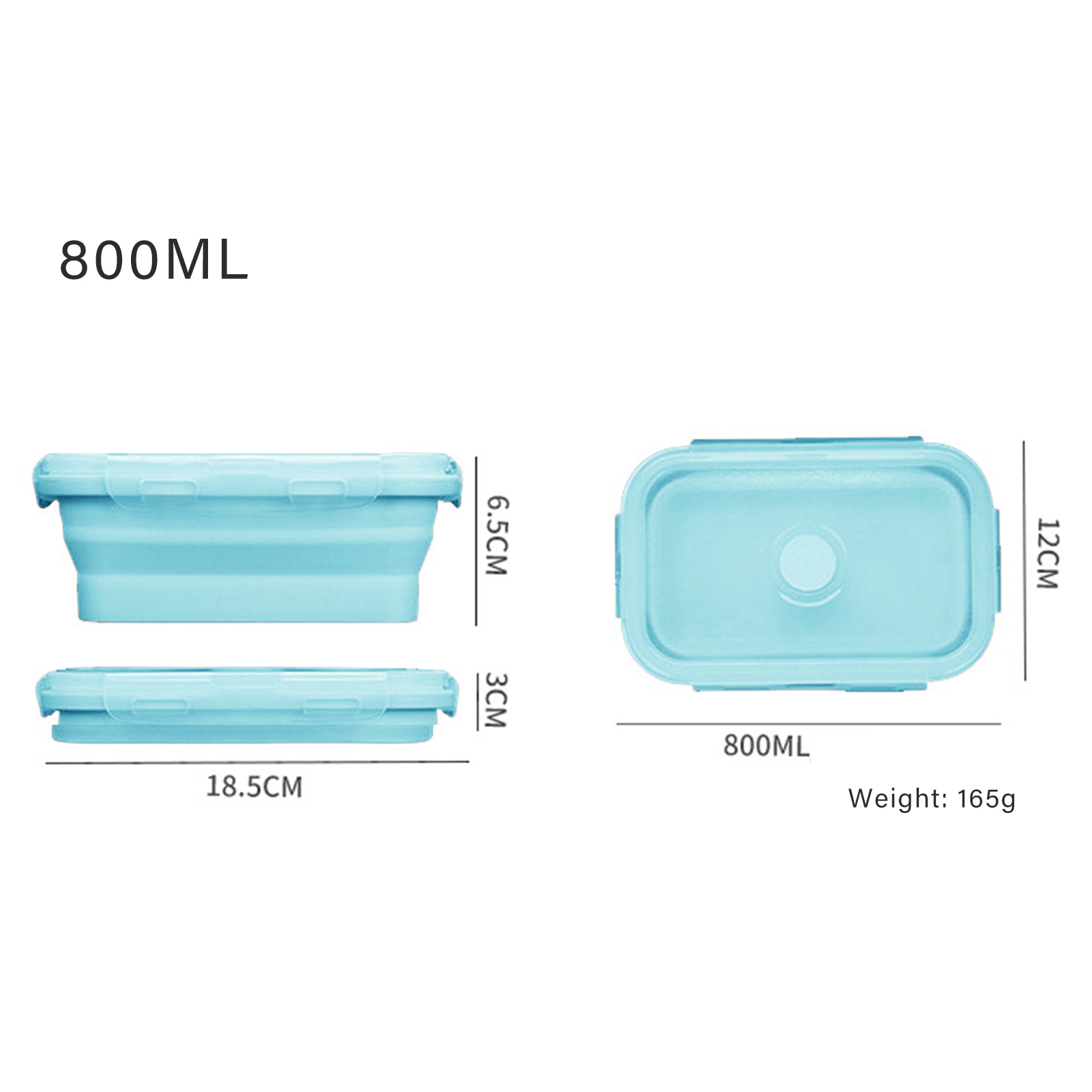 Silicone Lunch Box Food Grade  - огляд і ціна Food Storage Safe