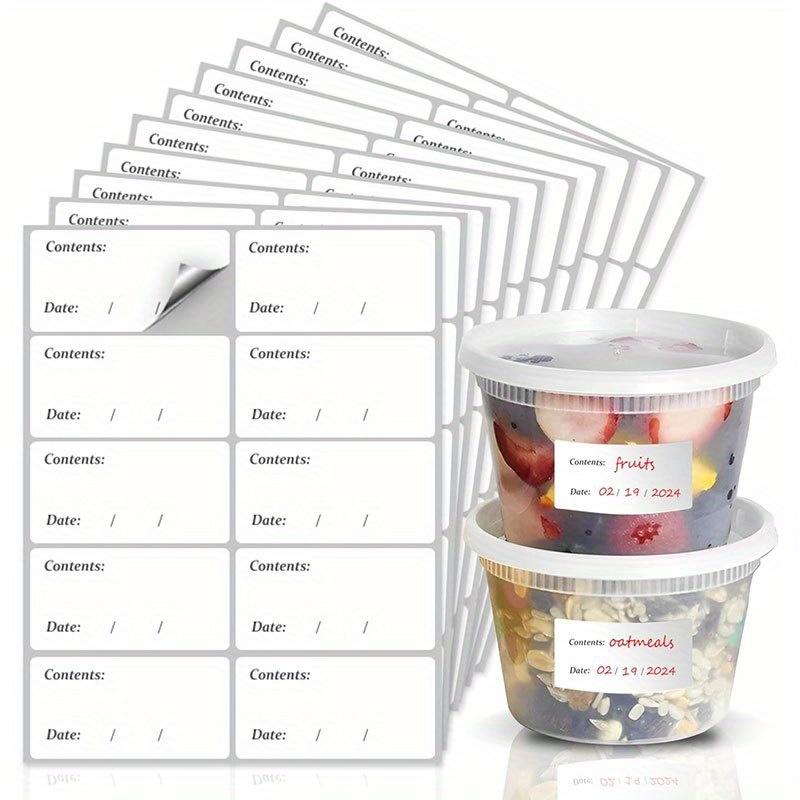 100 Waterproof Removable Freez - огляд і ціна Food Storage Notes