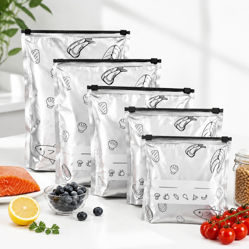 35Pcs Aluminum Foil Food Stora - огляд і ціна Food Storage Zipper