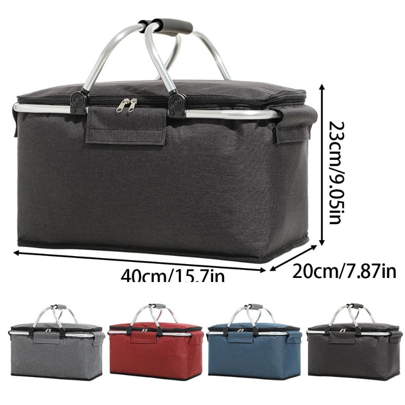 Flat Foldable Oxford Picnic Ba - огляд і ціна Food Storage Design
