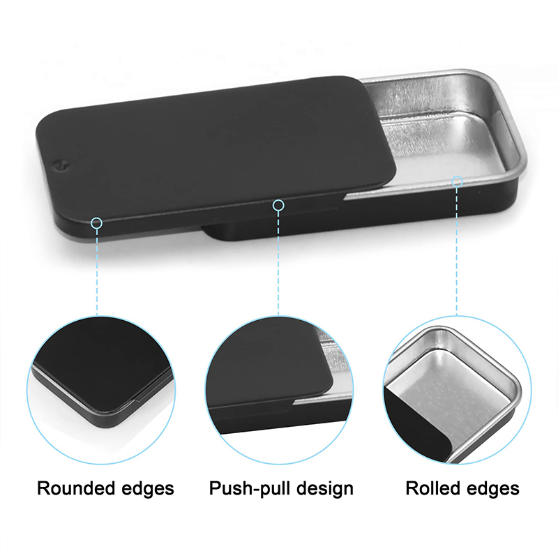 Tinplate Box Slide Lid Push Pu - огляд і ціна Food Storage Drawers