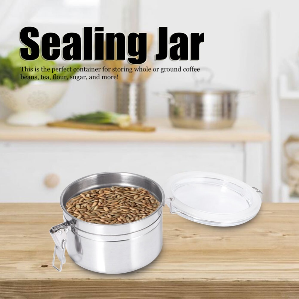 Stainless Steel Airtight Coffe - огляд і ціна Food Storage Kitchen Container Set