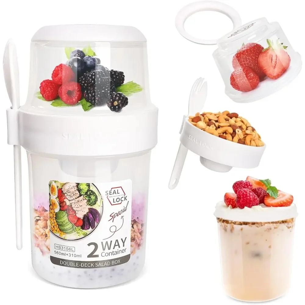 Salad Cup Breakfast Cups Porta - огляд і ціна Food Storage Kitchen Container Set