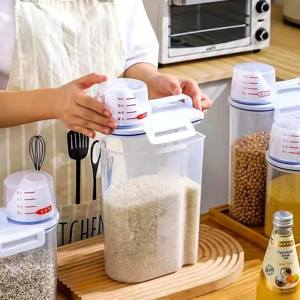 Rice Dry Food Storage Containe - огляд і ціна Food Storage Ideas