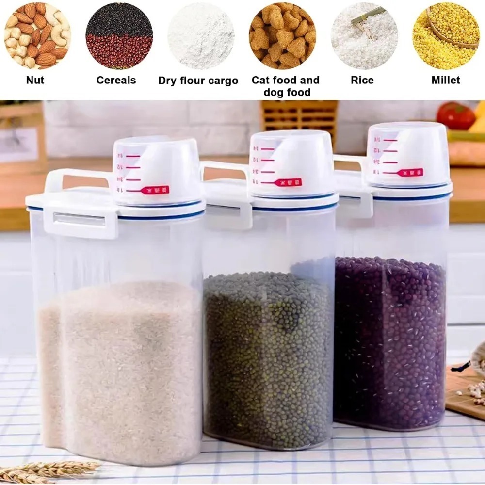Rice Dry Food Storage Containe - огляд і ціна Food Storage Ideas