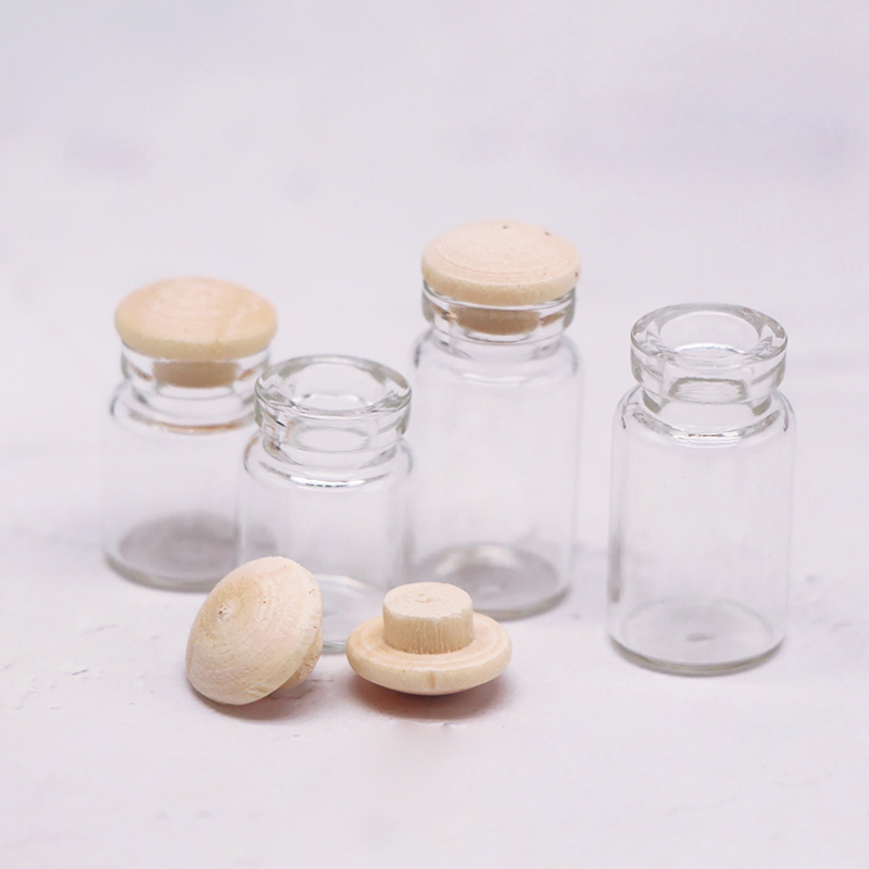 4Pcs 1:12 Dollhouse Miniature  - огляд і ціна Food Storage Jars With Wooden Lids