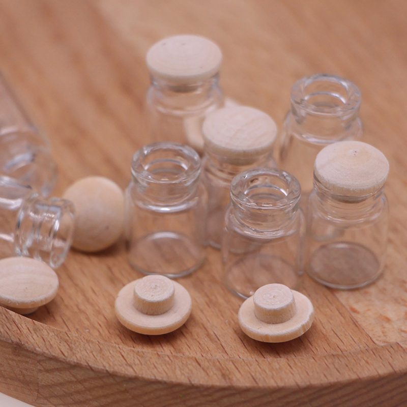 4Pcs 1:12 Dollhouse Miniature  - огляд і ціна Food Storage Jars With Wooden Lids