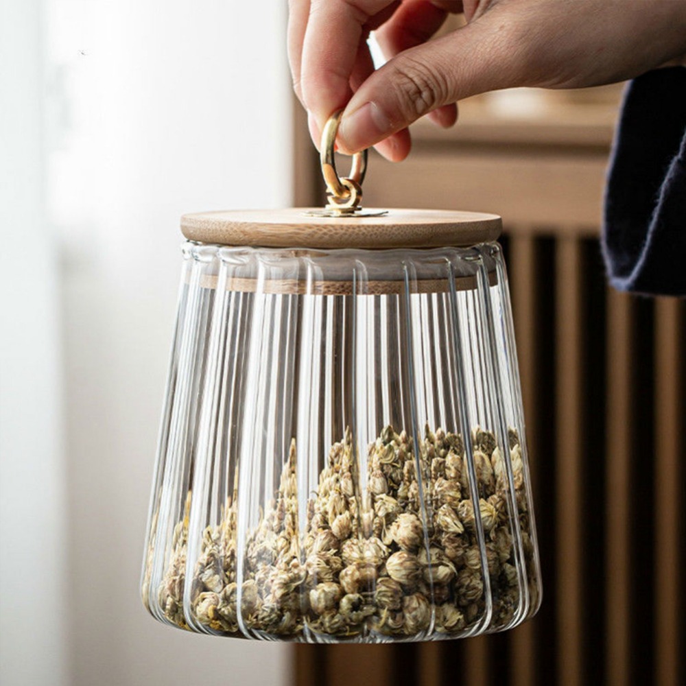 Food Container Kitchen Storage - огляд і ціна Food Storage Jars With Wooden Lids