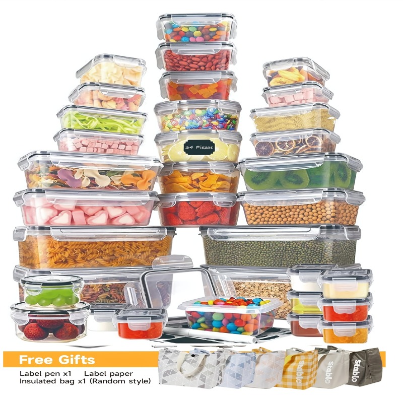 48PCS BPA-Free Food Storage Se - огляд і ціна Food Storage Design