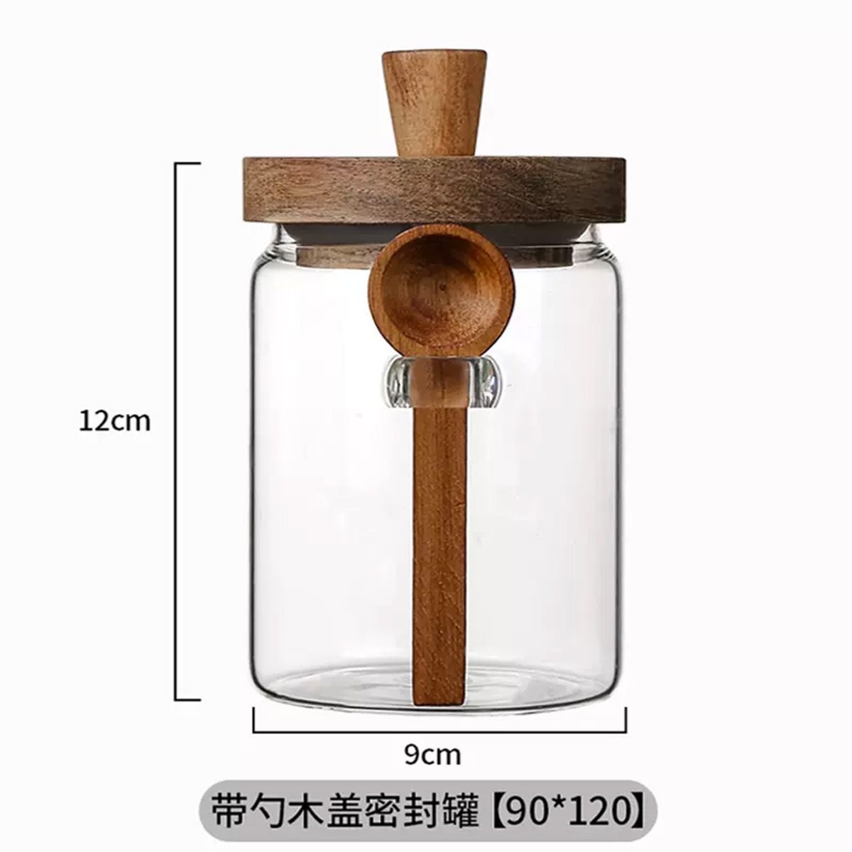 Glass Storage Jar With Airtigh - огляд і ціна Food Storage Jars With Wooden Lids
