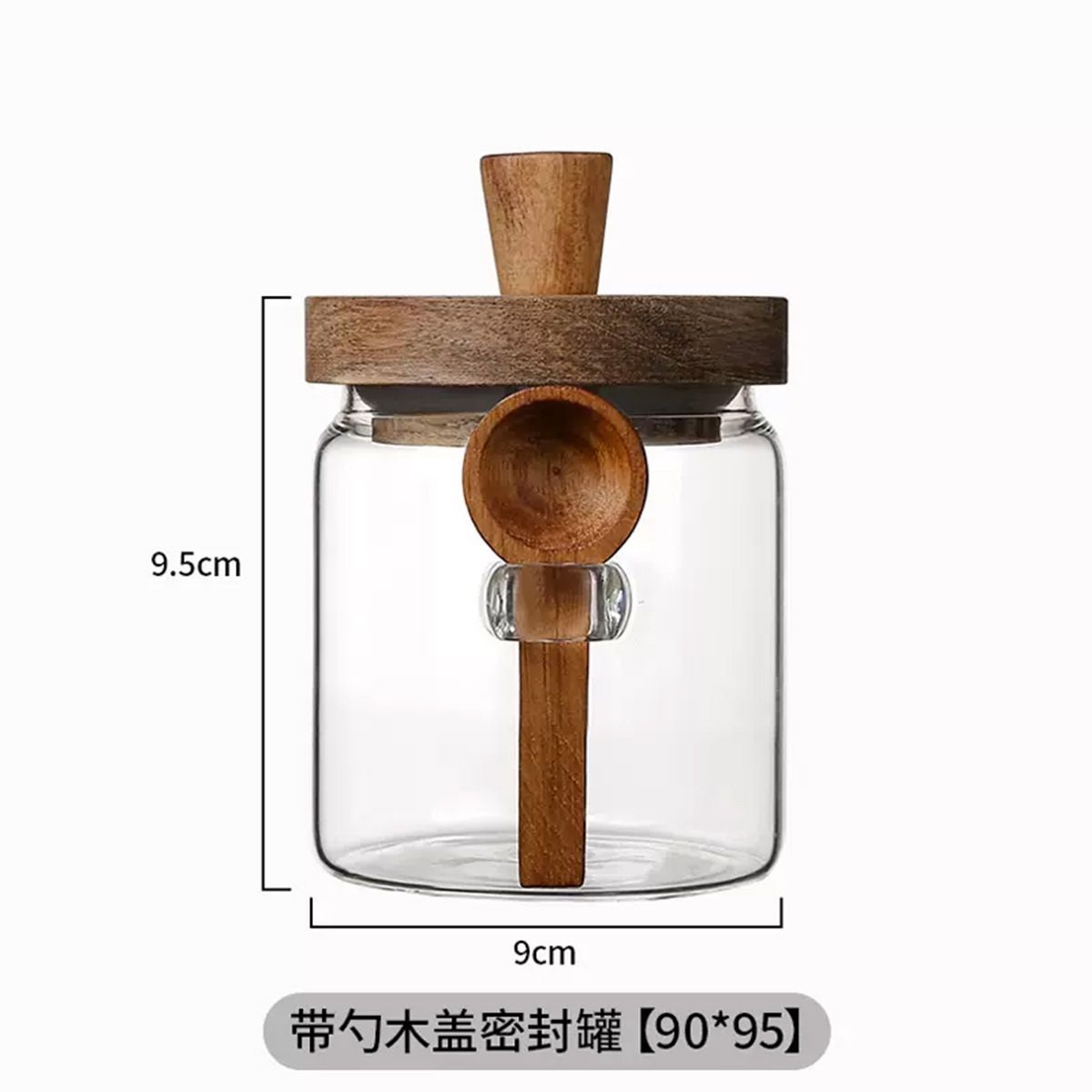 Glass Storage Jar With Airtigh - огляд і ціна Food Storage Jars With Wooden Lids