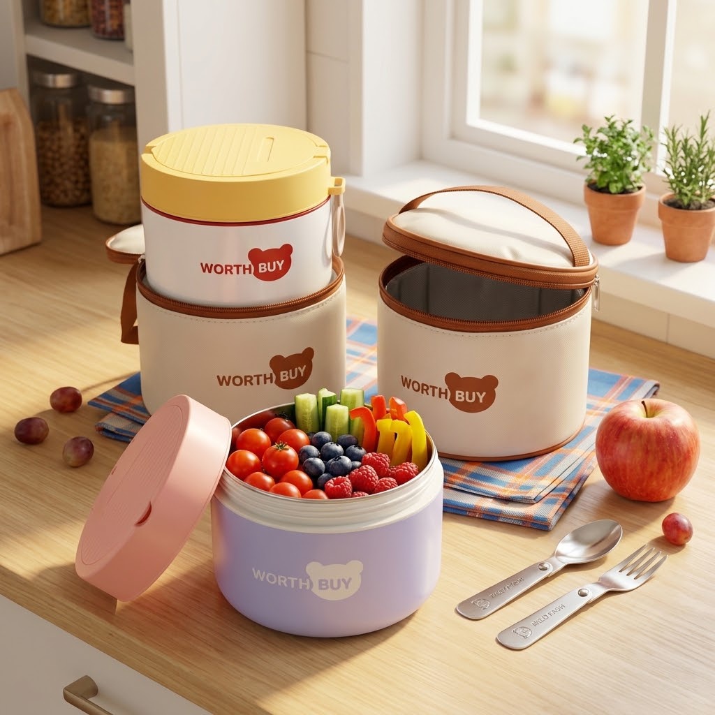 304 Stainless Steel Thermal Lu - огляд і ціна Food Storage Design