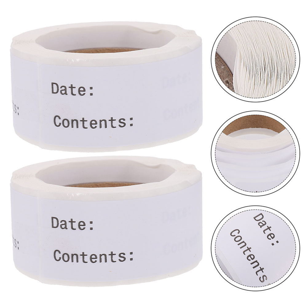 1 Roll Blank Food Label Sticke - огляд і ціна Food Storage Notes
