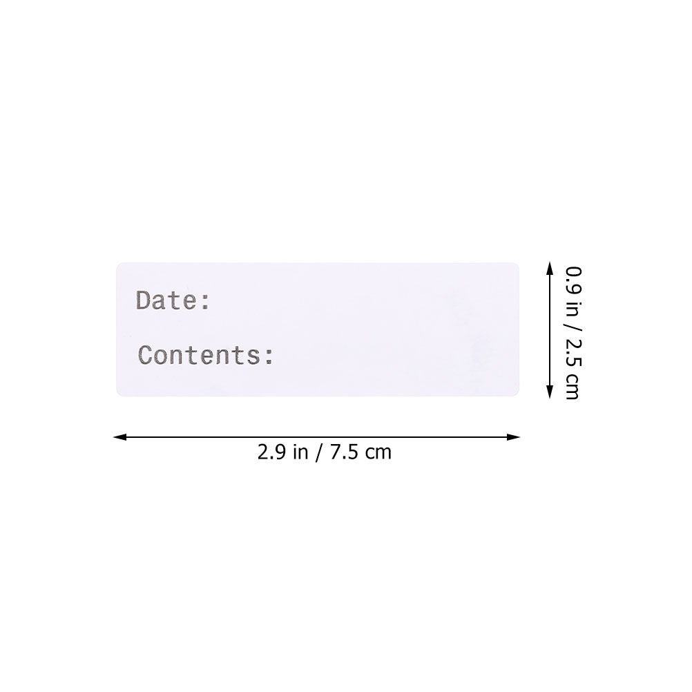 1 Roll Blank Food Label Sticke - огляд і ціна Food Storage Notes