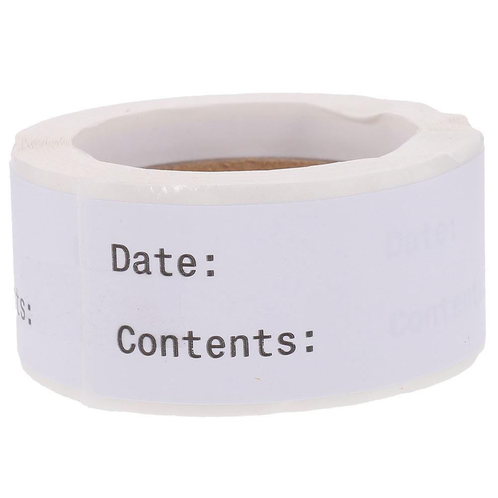 1 Roll Blank Food Label Sticke - огляд і ціна Food Storage Notes