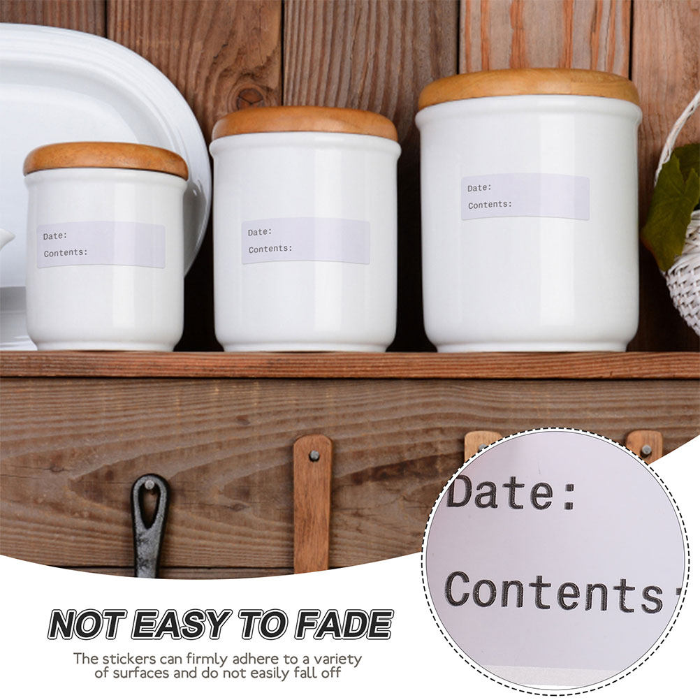 1 Roll Blank Food Label Sticke - огляд і ціна Food Storage Notes