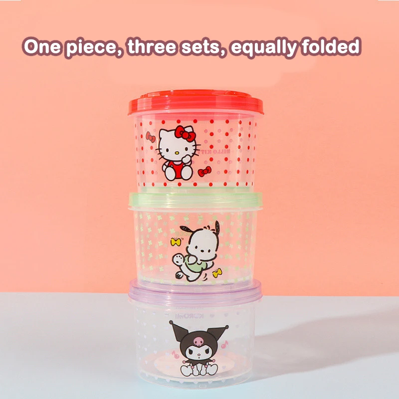 Kitty Bento Box Set 3 Pieces C - огляд і ціна Food Storage Design